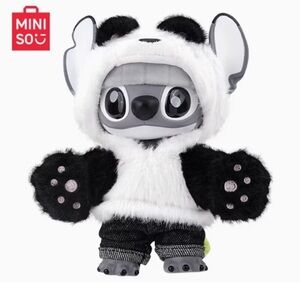 LIMITED EDITION Miniso Disney Stitch Panda GenZ Street Plush Toy Pendant